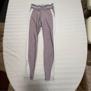 Under Armour Kids' Mauve and White Leggings